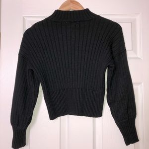 Cropped Knit Sweater